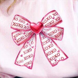 XOXO-coquettestrik, Valentijnsdagstrik, Happy Valentines Day, png's, instant download