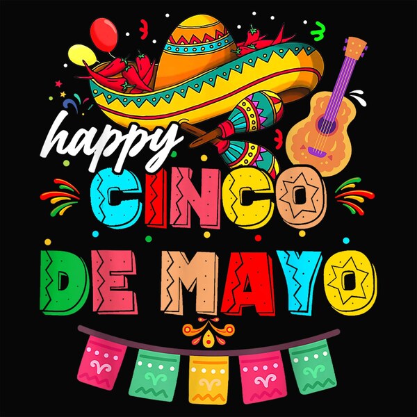 Cinco De Mayo With Pepper And Sombrero Png Sublimation Design,Cinco de Drinko Png,Cinco De Mayo Fiesta,Cinco De Mayo Sublimation Design