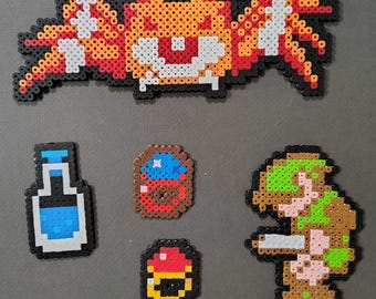Legend of Zelda pixel bead sprite set