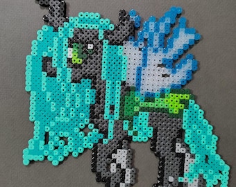 Changeling pony Chrysalis pixel bead sprite