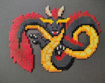 Asian dragon pixel bead sprite