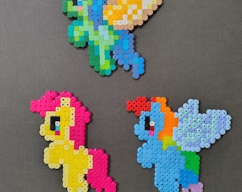 MLP breezie and fillies mini pixel bead sprites
