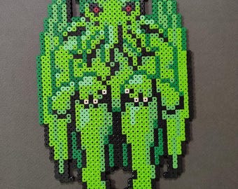 Lovecraftian Cthulhu monster pixel bead sprite