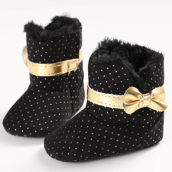 Black Baby Boots - Etsy