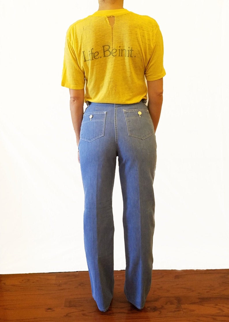70's high waisted jeans