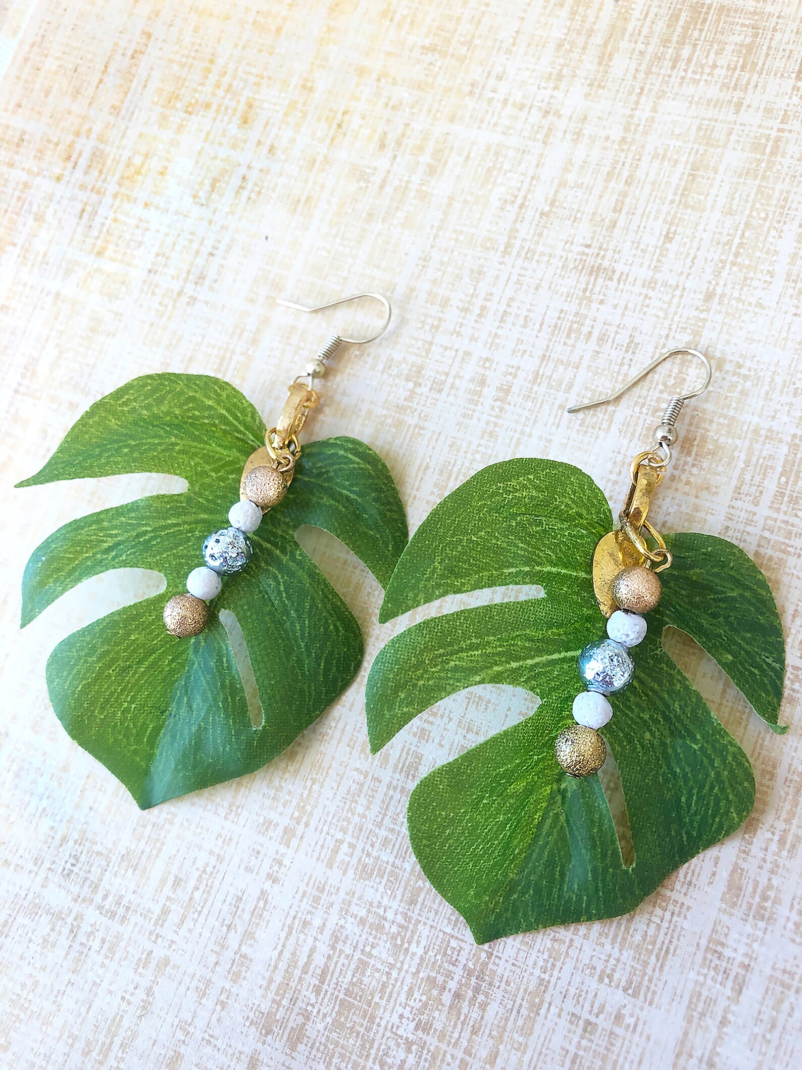 Palm Leaf Earrings main image 1