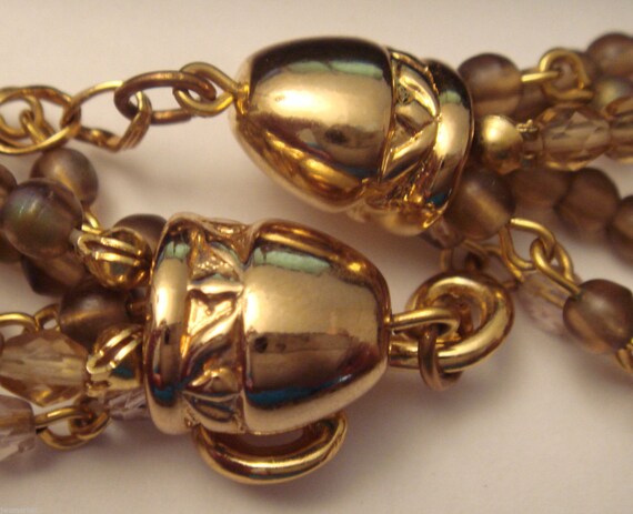 Vintage Liz Claiborne Multi-color Six Strand Bead… - image 5