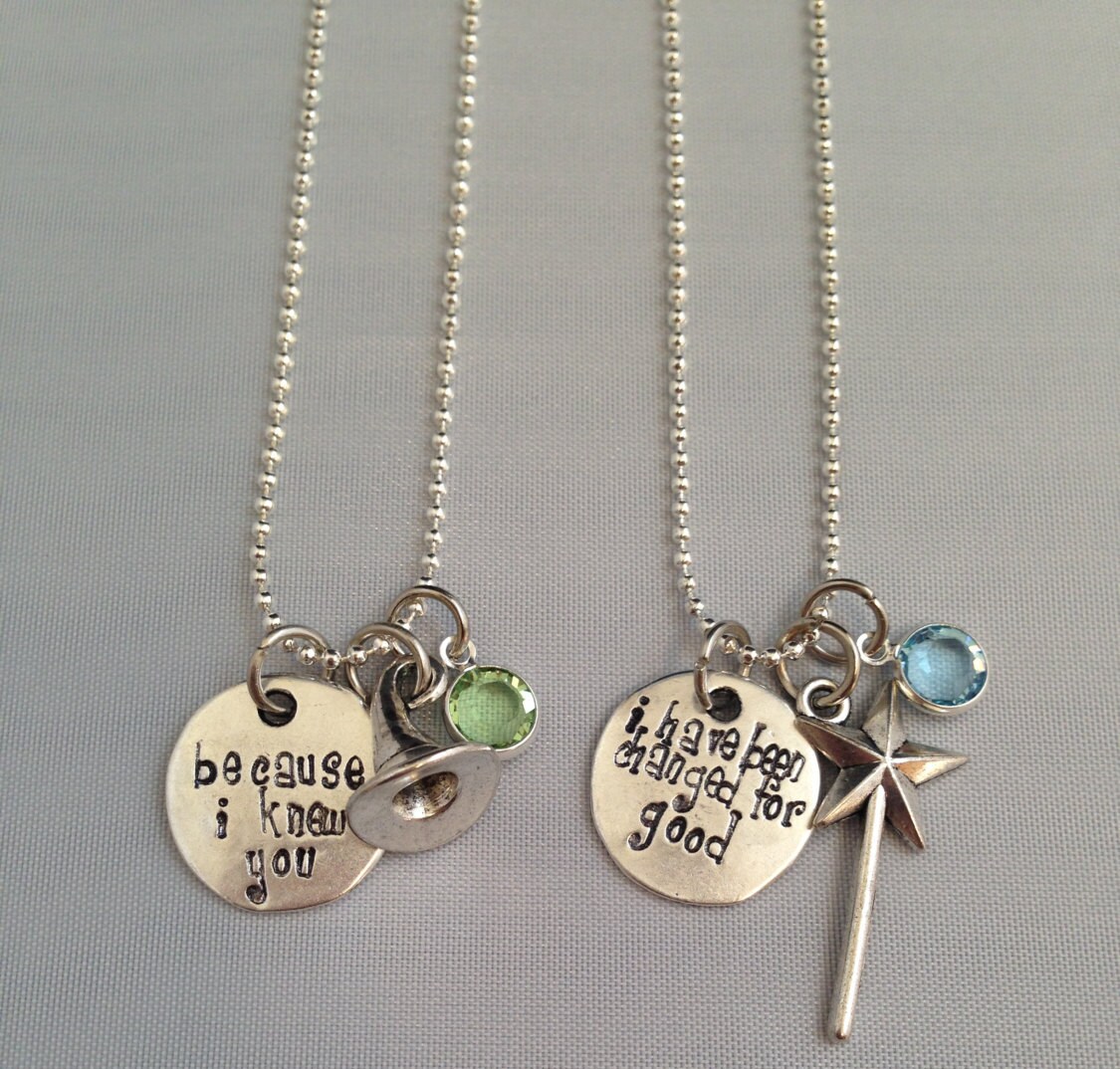 For Good- Because I Knew You, I have been changed for good Swarovski …