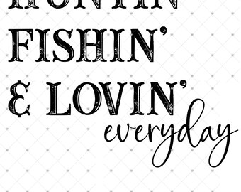 Download Huntin Fishin Lovin Everyday Can Cooler Cozie Drinkware Home Living Timeglobaltech Com