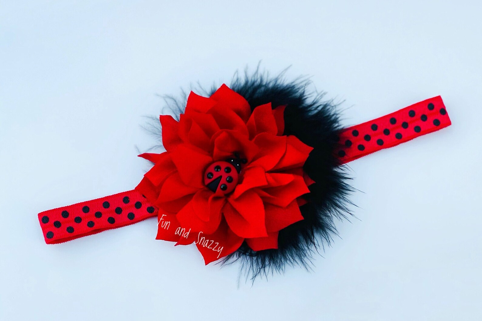 Ladybug Headband Lady Bug Headband Love Bug Valentines Love Etsy