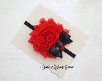 Red headband. Red Black headband. Infant headbands. Kids headband. Newborn headband. Baby girl headbands. Red headband baby. Girls headband