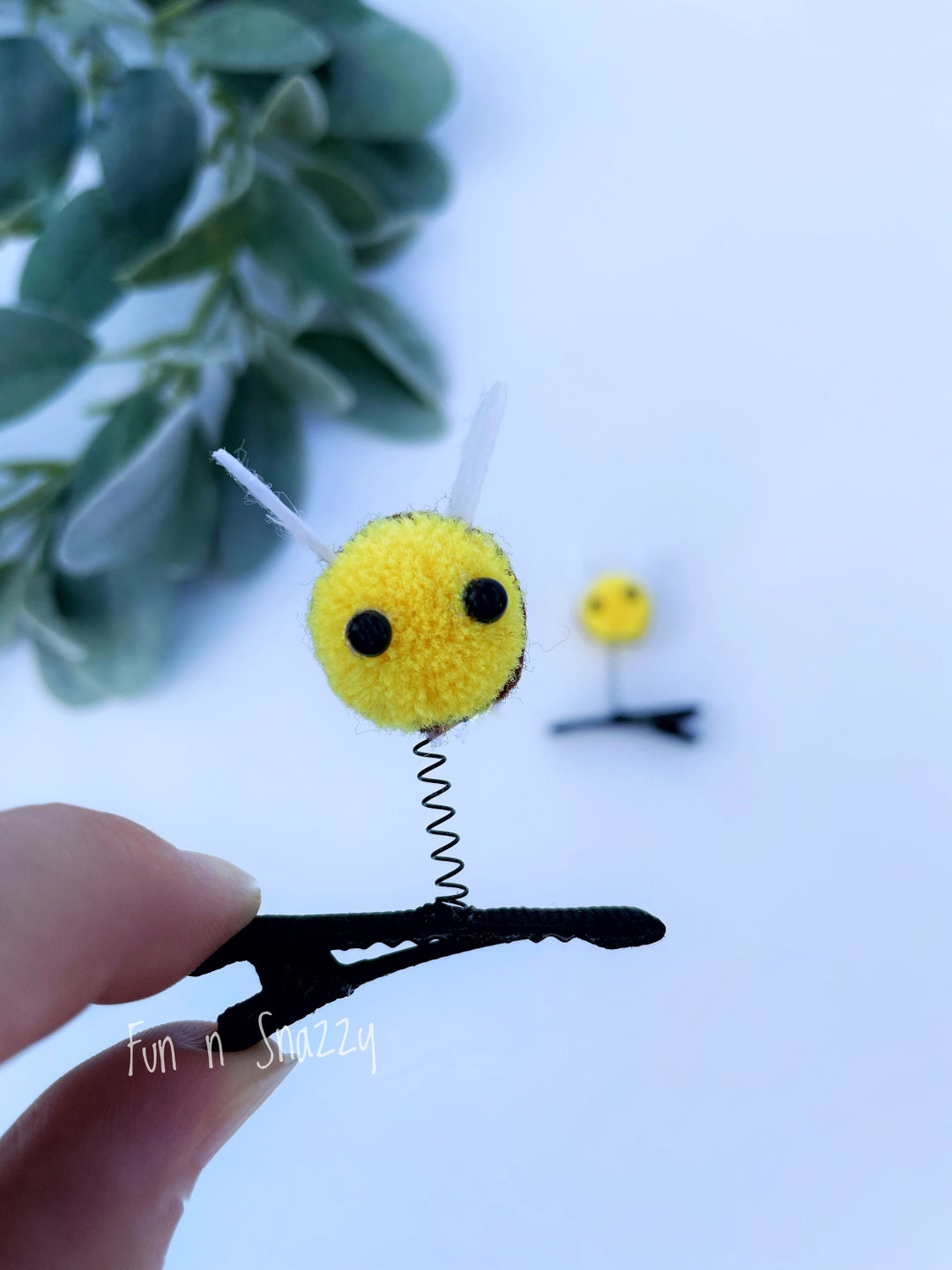 Bumble Bee Hair Clips, Bee Antennas, Easter Bee Clips, Antenna Hair