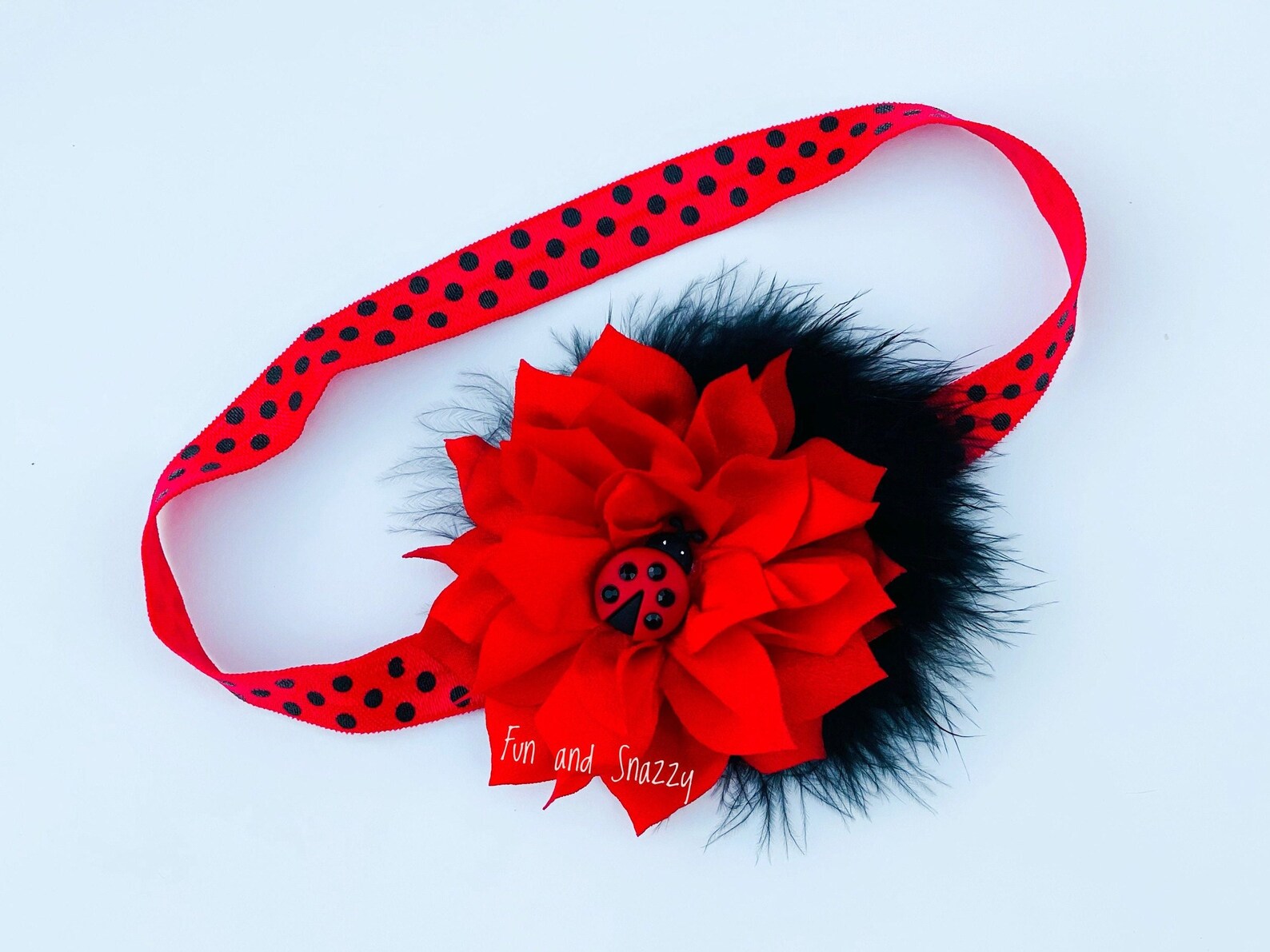 Ladybug Headband Lady Bug Headband Love Bug Valentines Love Etsy