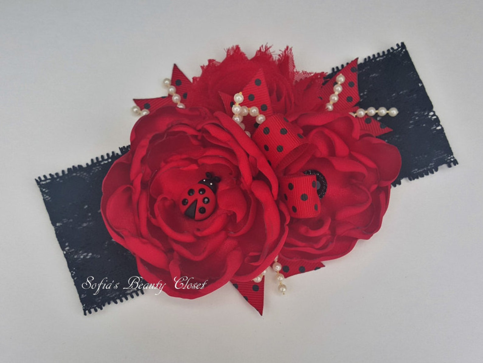 Ladybug Headband. Lady Bug Headband. Ladybug Birthday. Lady Etsy