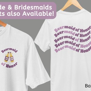 Beermaid Dama de honor Despedida de soltera Despedida de soltera Dama de honor Colores personalizados Camiseta Novia o muere Final Fiesta Splash Nauti Novia Barco