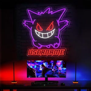 Gengar neon sign - Etsy 日本