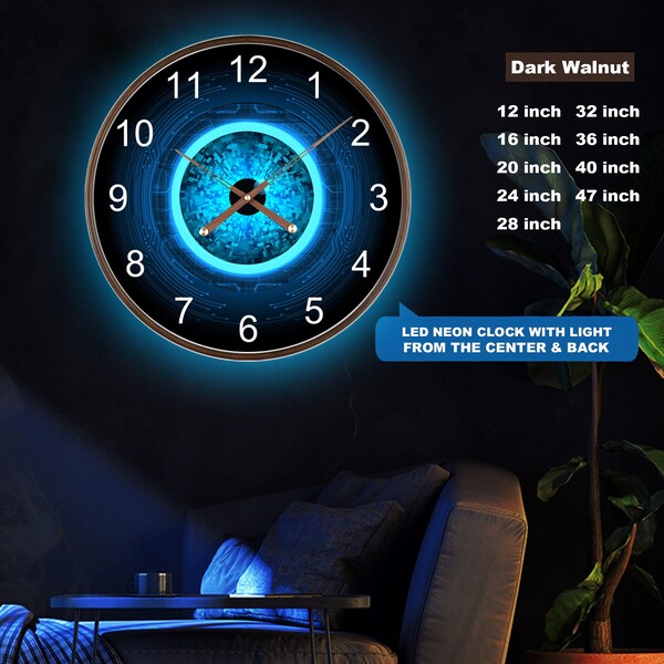 Cool Wall Clocks Etsy