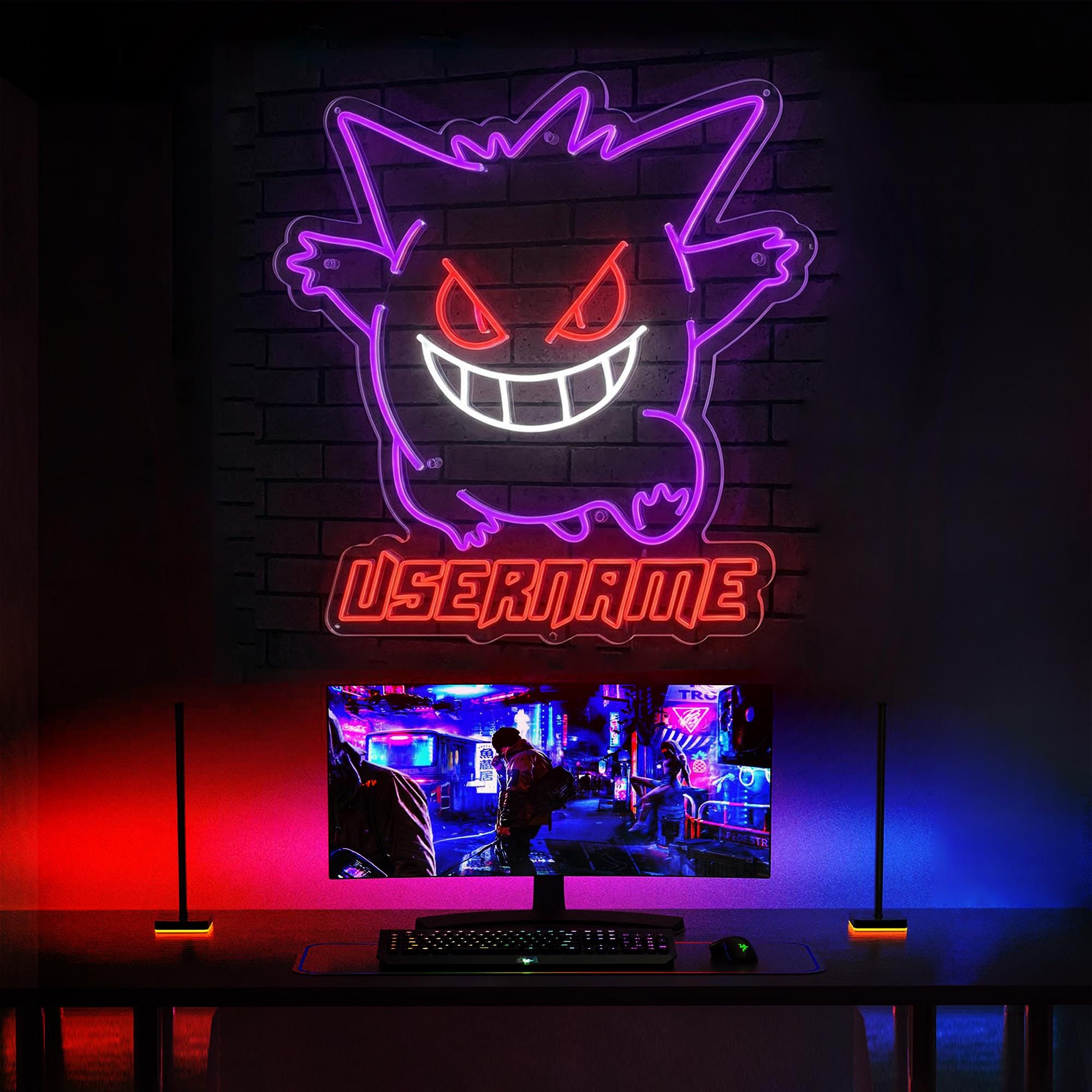 Gengar neon sign - Etsy 日本