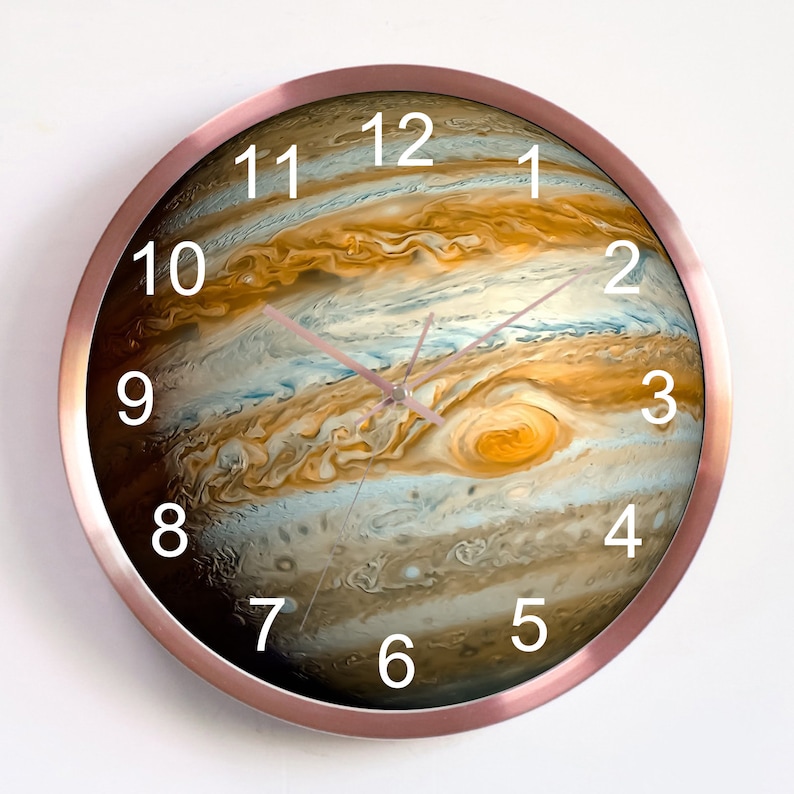 Voice Control Jupiter Wall Clockautomatic Jupiter Etsy
