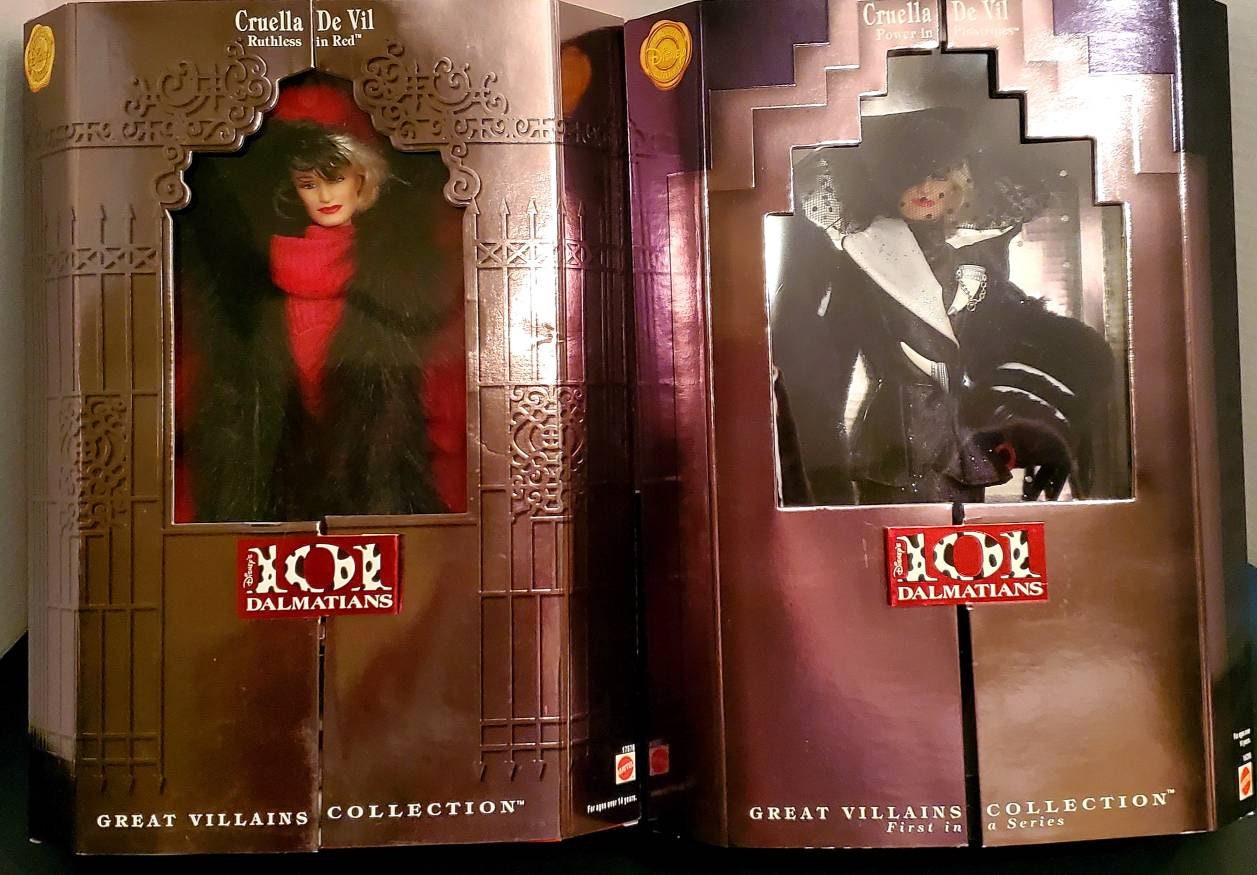 Mattel Disney Collector Dolls: Great Villains Collection '101
