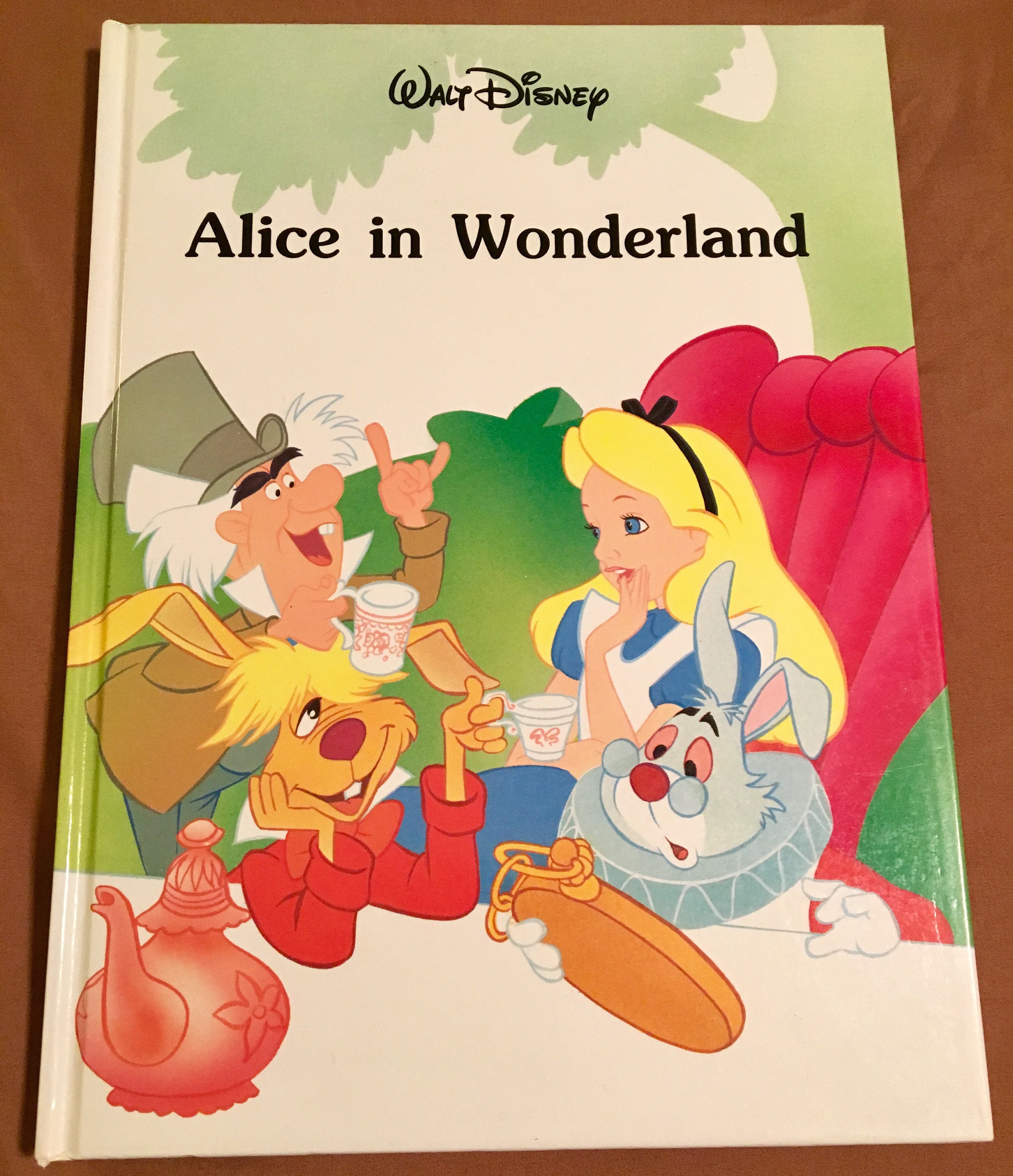disney traditions alice in wonderland storybook