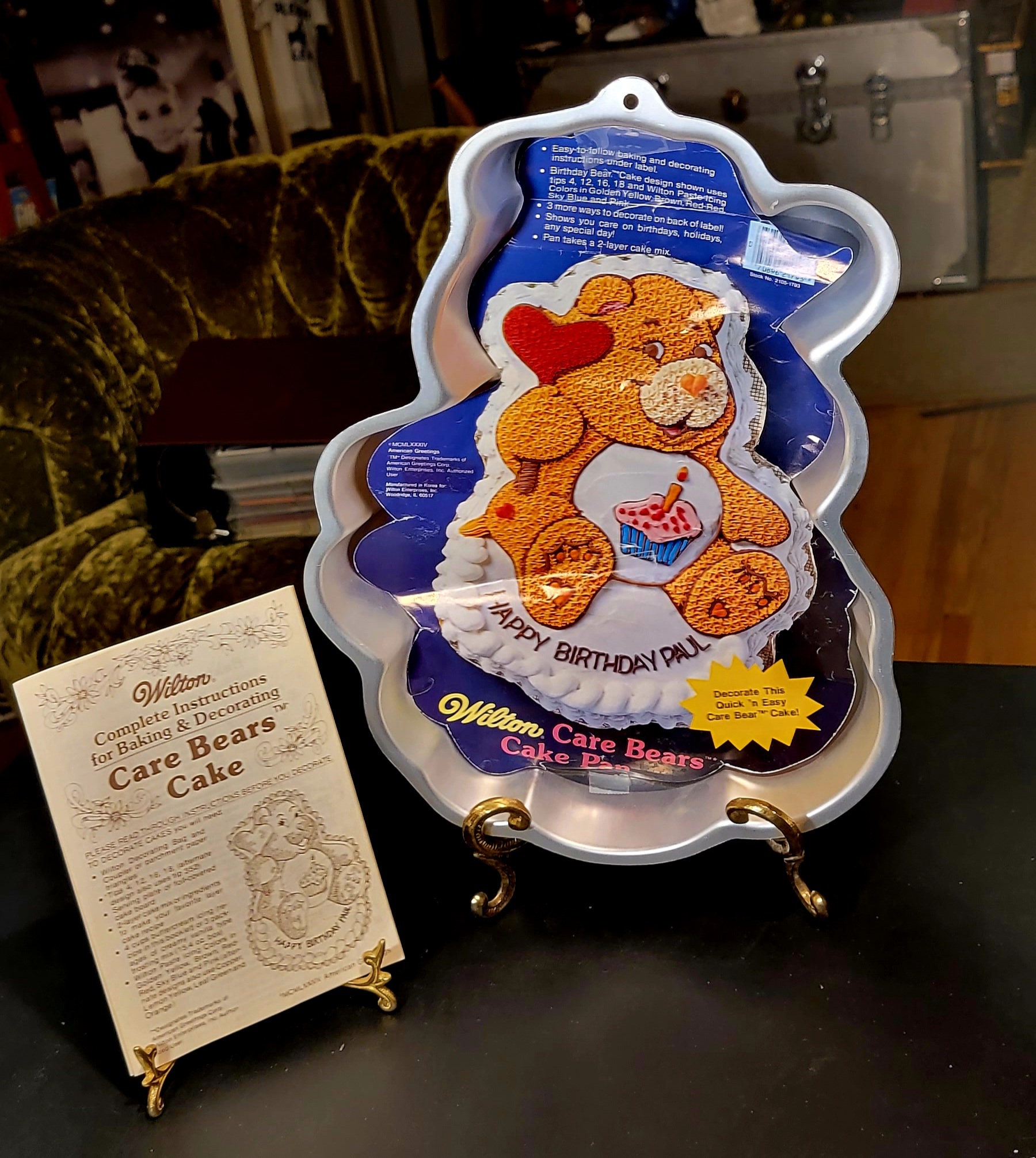 Vintage1985 Care Bear Cake Pan by Wilton W/ Original Packaging. 1980s  Cartoon Cake Pan/jello Mold. New, Unused, Vintage Condition. 