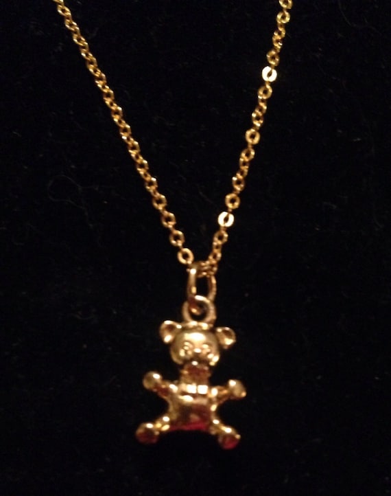 Bear shop necklace charm