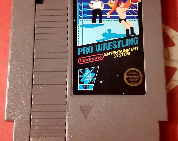 Nintendo Video Game - Pro Wrestling, NES Action Adventure! Good Vintage Condition! Classic, Retro, Original 8-Bit.