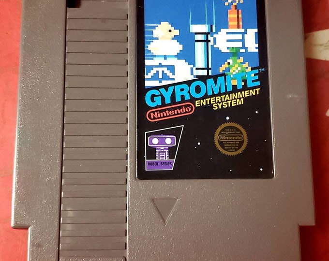 Nintendo Video Game - Gyromite, NES Action Adventure! Good Vintage Condition! Classic, Retro, Original 8-Bit.