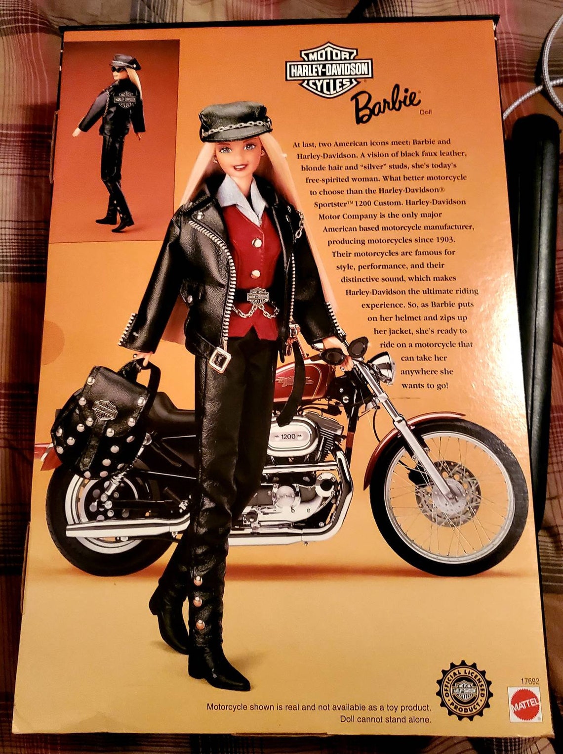 BARBIE DOLL Harley Davidson 1 NIB Hasbro 1996 Collectible Toy | Etsy