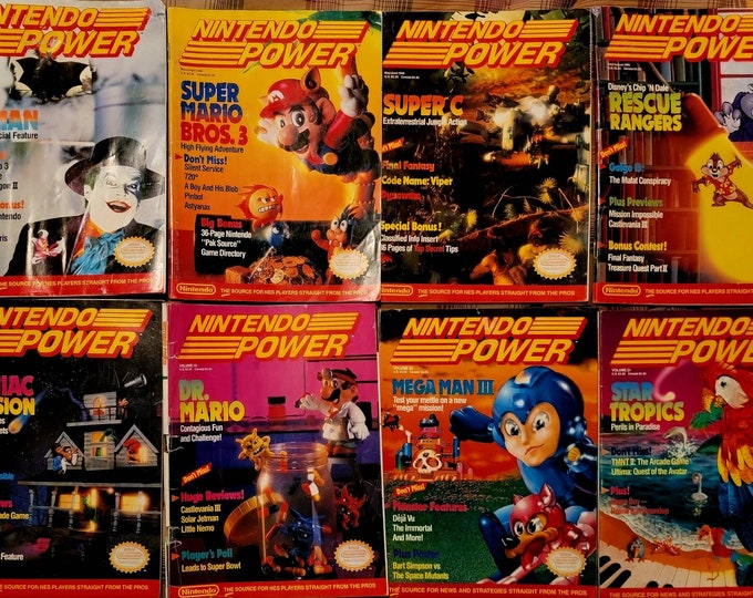 Vintage NINTENDO POWER Magazines - Pick Your Favorite Issues! Mix and Match! Complete w/Posters