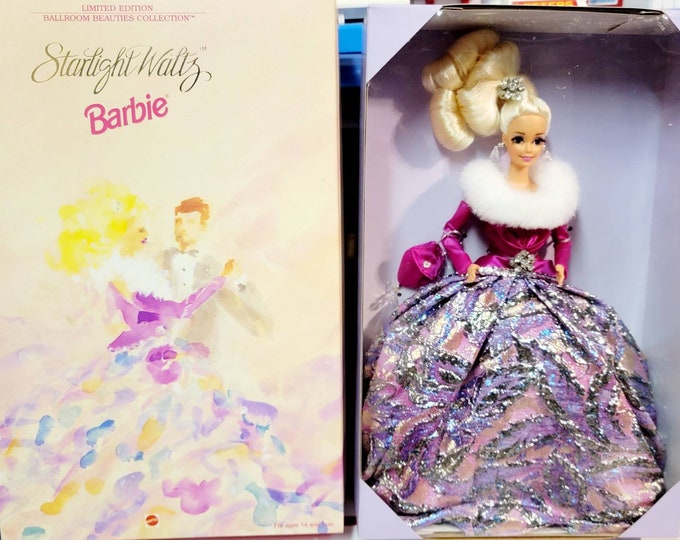 Vintage Barbie 1995 Starlight Waltz Barbie New in Box Classique Collection, Collector Edition. Free Shipping USA!