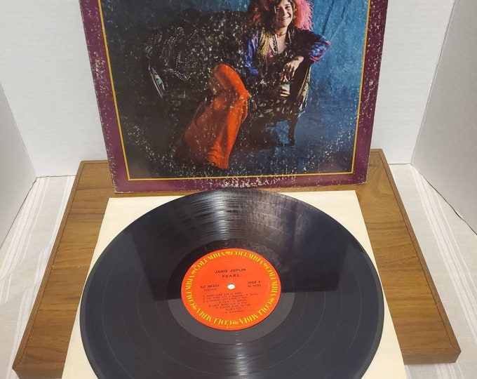 Vintage Vinyl Record, Janis Joplin PEARL LP Record 1970 Columbia KC 30322