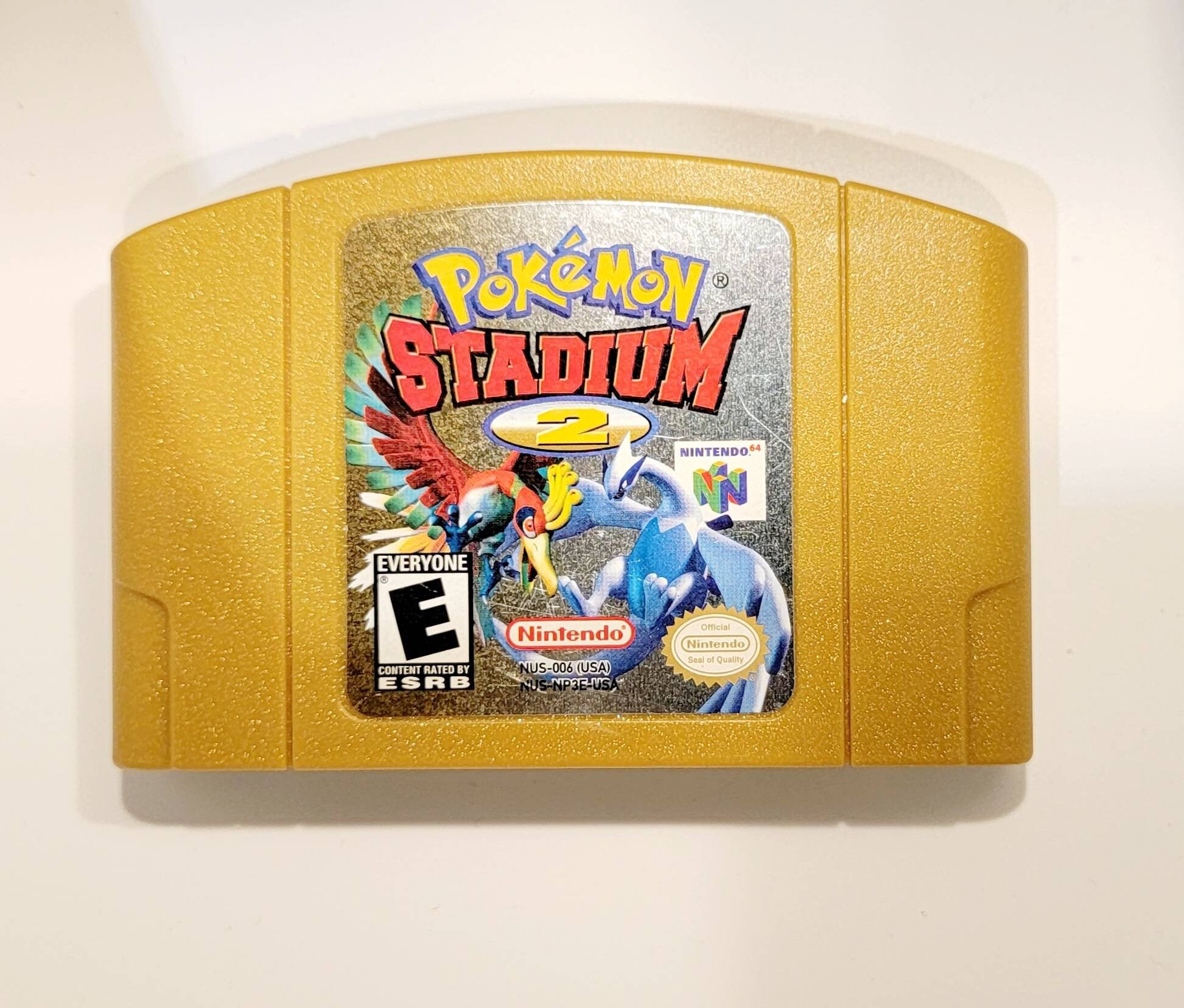 Pok mon Stadium 2 Nintendo 64 N64 game cart. Vintage Pokemon