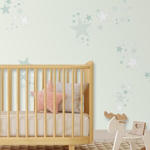Nursery Wallpaper Star Wallpaper Night Sky Wallpaper Self - Etsy