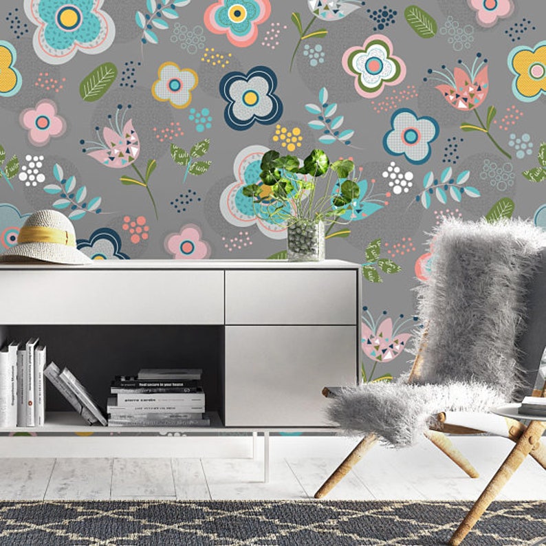 Peel And Stick Wallpaper 3 Samples Wallpaper Samples | Etsy