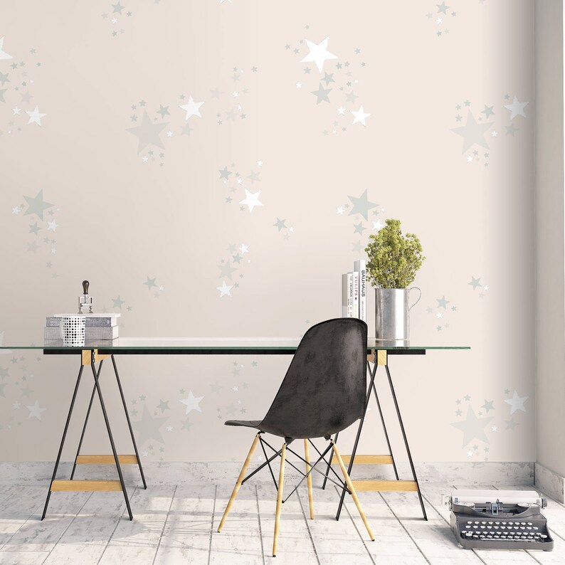 Stars Wallpapers Nature Wallpaper Removable Wallpaper Night Etsy