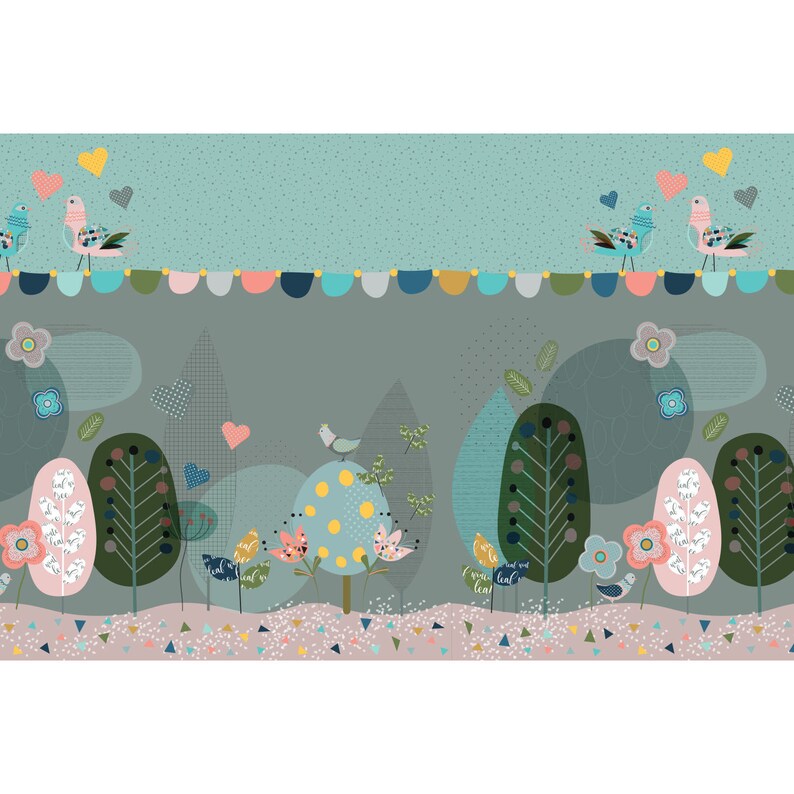 Scandinavian Design Wall Border Removable Wall Decals Self Etsy