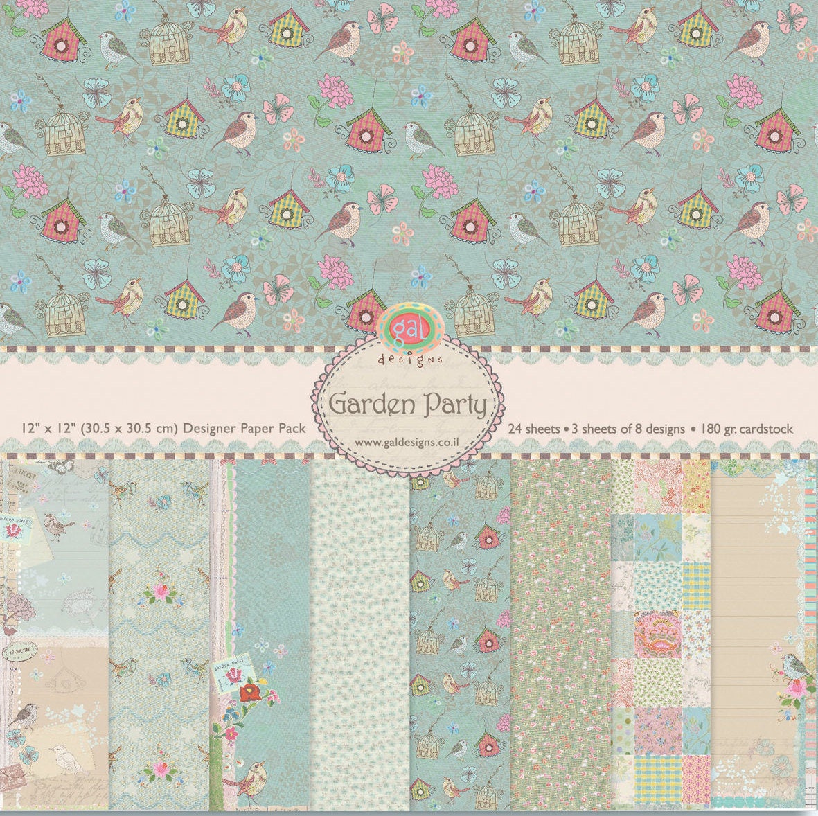 Scrapbooking Supplies Patterned Cardstock Paper Scrapbook Etsy