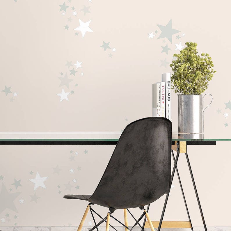 Stars Wallpapers Nature Wallpaper Removable Wallpaper Night Etsy