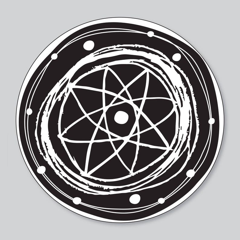 16 Black and White Wall Decals Small Round Stickers for Wall Etsy