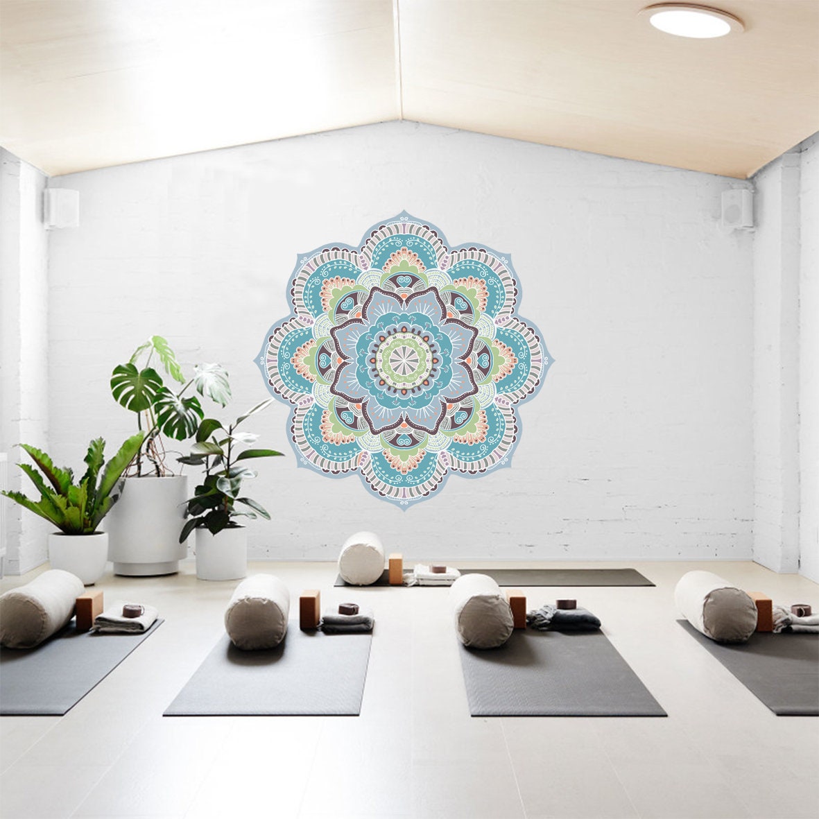 Vinyl Wall Sticker Decals Yoga Room Wall Decor Removable - Etsy Vinyl Wall Sticker Decals Yoga Room Wall Decor Removable - Etsy