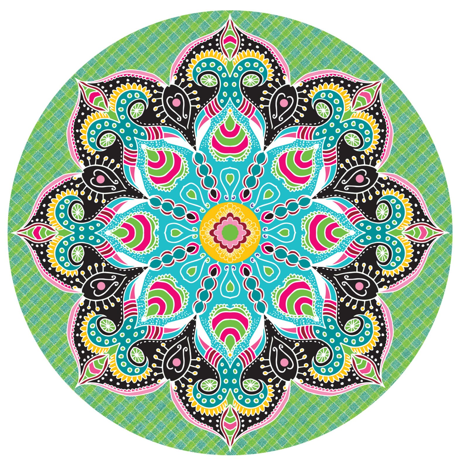 Nursery Wall Stickers 9 Colorful Vinyl Wall Decals Mandala Etsy Israel