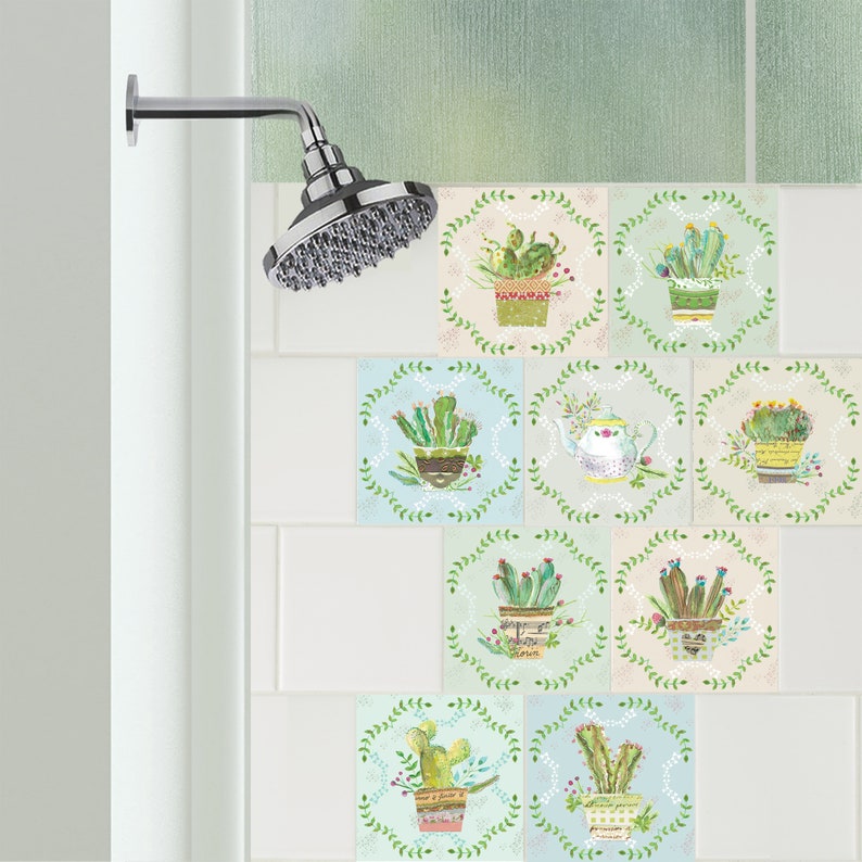 etsy vinyl tile stickers