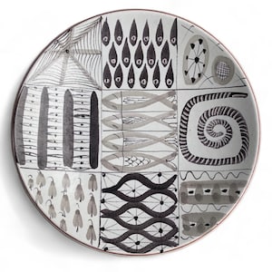 Stig Lindberg Gustavsberg Faience Bowl: Mid-Century Modern Swedish Design