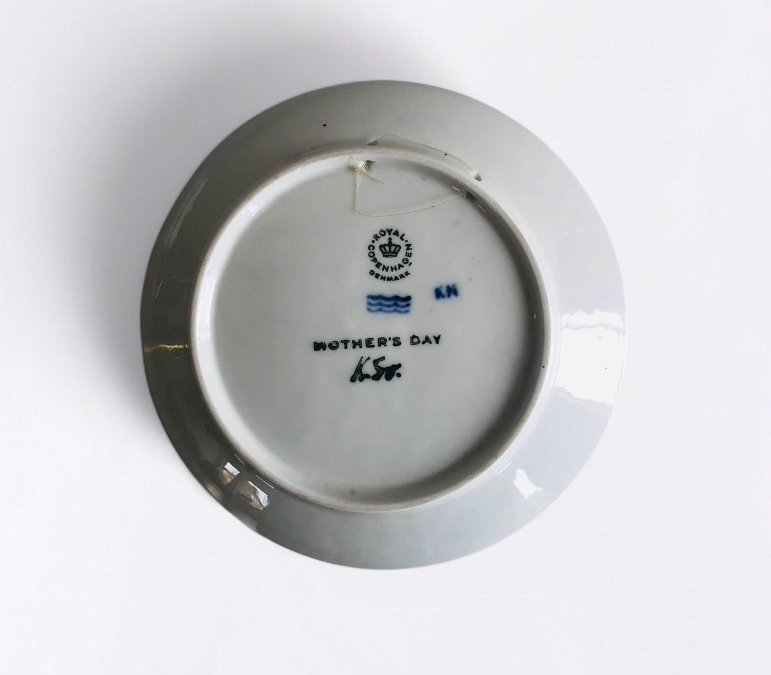  /ロイヤル・コペンハーゲン 母の日 1972 Royal Copenhagen/ロイヤル・コペンハーゲン 母の日プレート/マザーズ