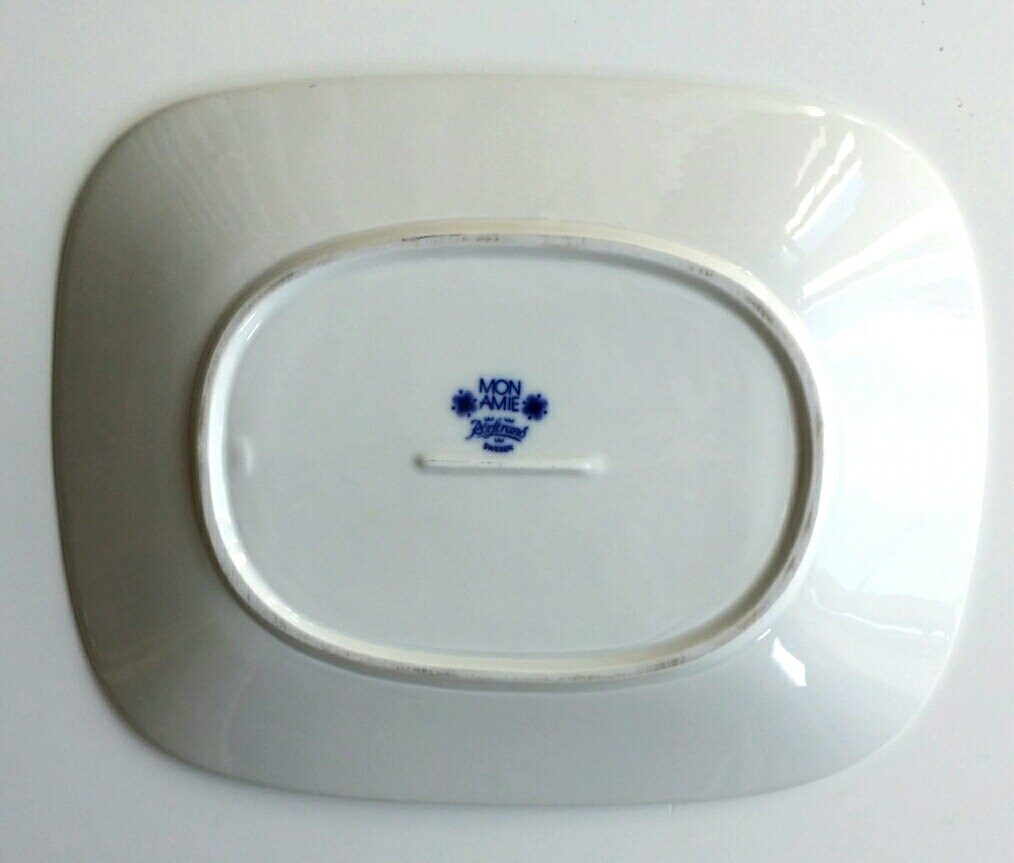 Vintage Rorstrand Mon Amie Serving Platter, Blue Flower Design - Etsy