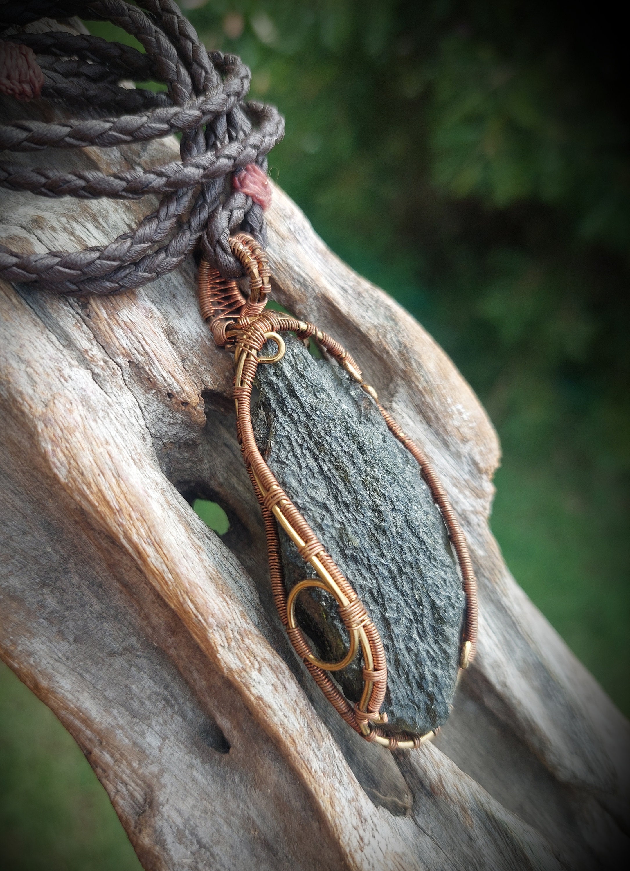 Wire 2024 wrapped moldavite