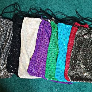 Borse porta soldi con paillettes calde