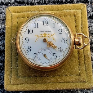 RESERVIERT 1891 American Waltham Co. Seaside 7j Taschenuhr